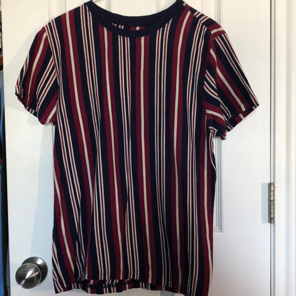 Striped Alpha Beta Tee